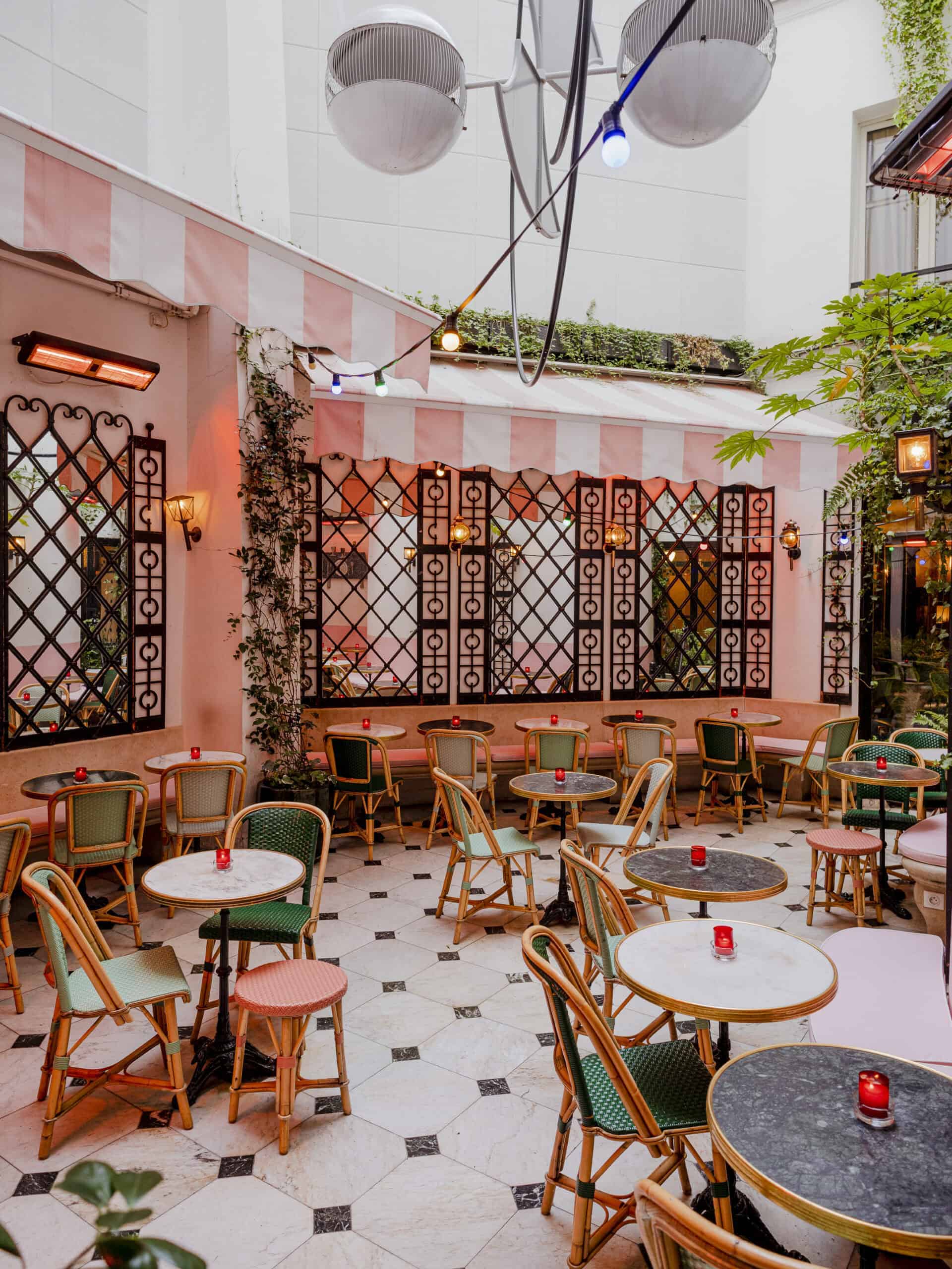 Terrasse couverte du restaurant Grand Amour